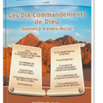 Les Dix Commandements de DIEU donnés à travers Moïse